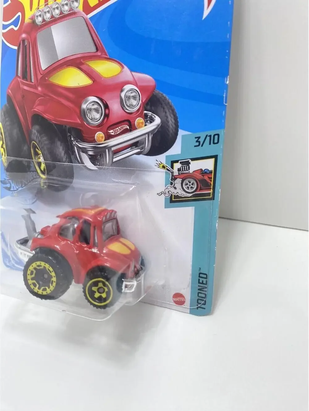 2020 HOT WHEELS '70 VOLKSWAGEN BAJA BUG 126/250 TOONED 3/10 RED